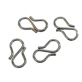 304-Stainless Steel S-Hook Lock Clasps (10 Pieces) 12x6x1 MM Color For Jewellery Making [ac-jwlsupp-00050-m1]