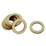 Wooden Rings  3x0.25 CM (10 Pieces) Round For Sewing Macrame Crochet DIY Crafts Painting Arts Decoration [jefs-embelshcabo-00004-m2]