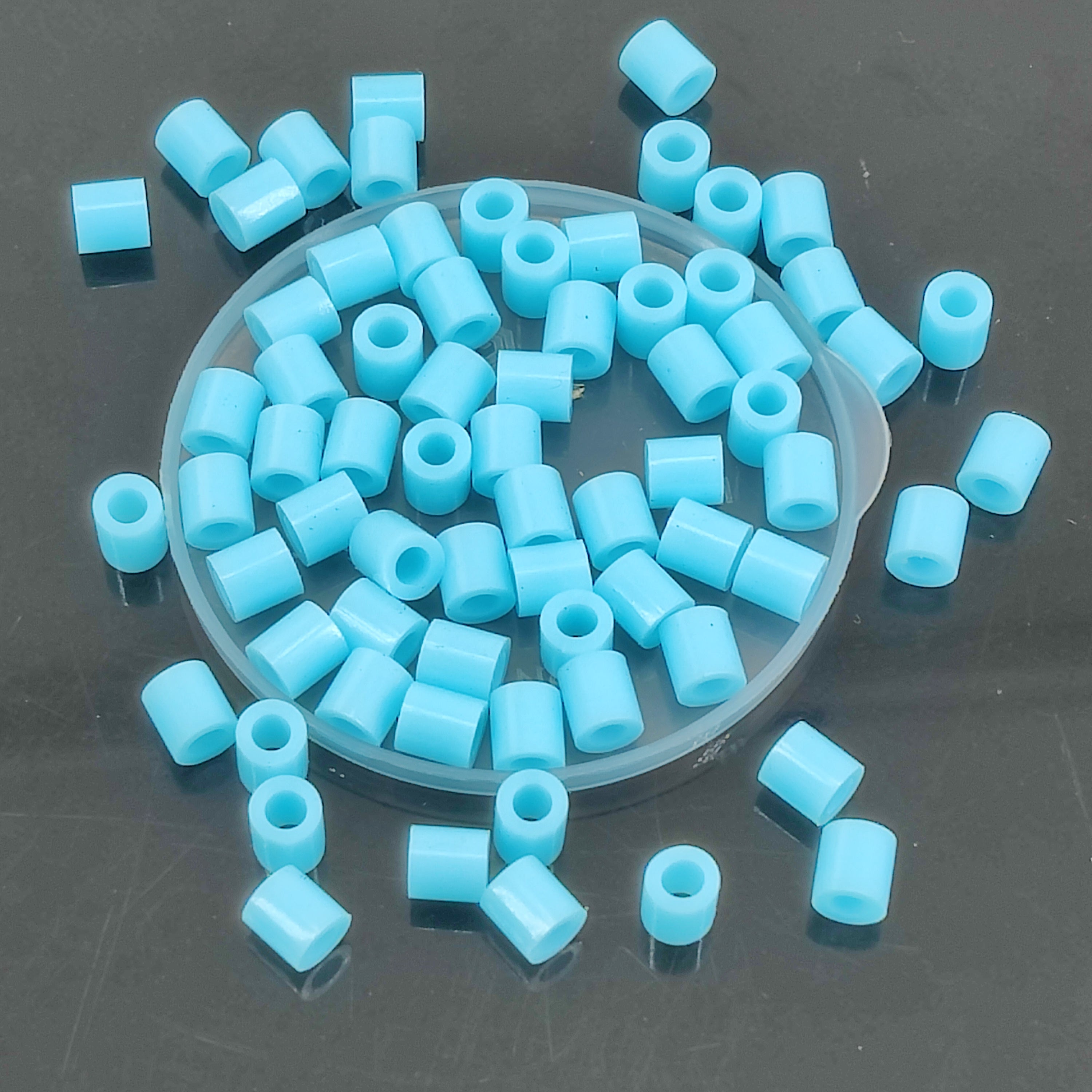 Plastic Fuse Beads 5x5mm For Aumni Crafts DIY Bead Fusion Kit Refill And All Other Brands Cylinder