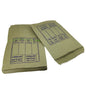 Medical Prescription Printed Paper Covers Packing Pouches Brown For Tablets Medicines Pills