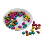 Wooden Beads (180 Pieces, 10 GM Wt) Mixed Colors Hole Size 1.5 MM Drum For Jewellery Making DIY Arts Crafts Decoration [ac-bds-00049-m5]