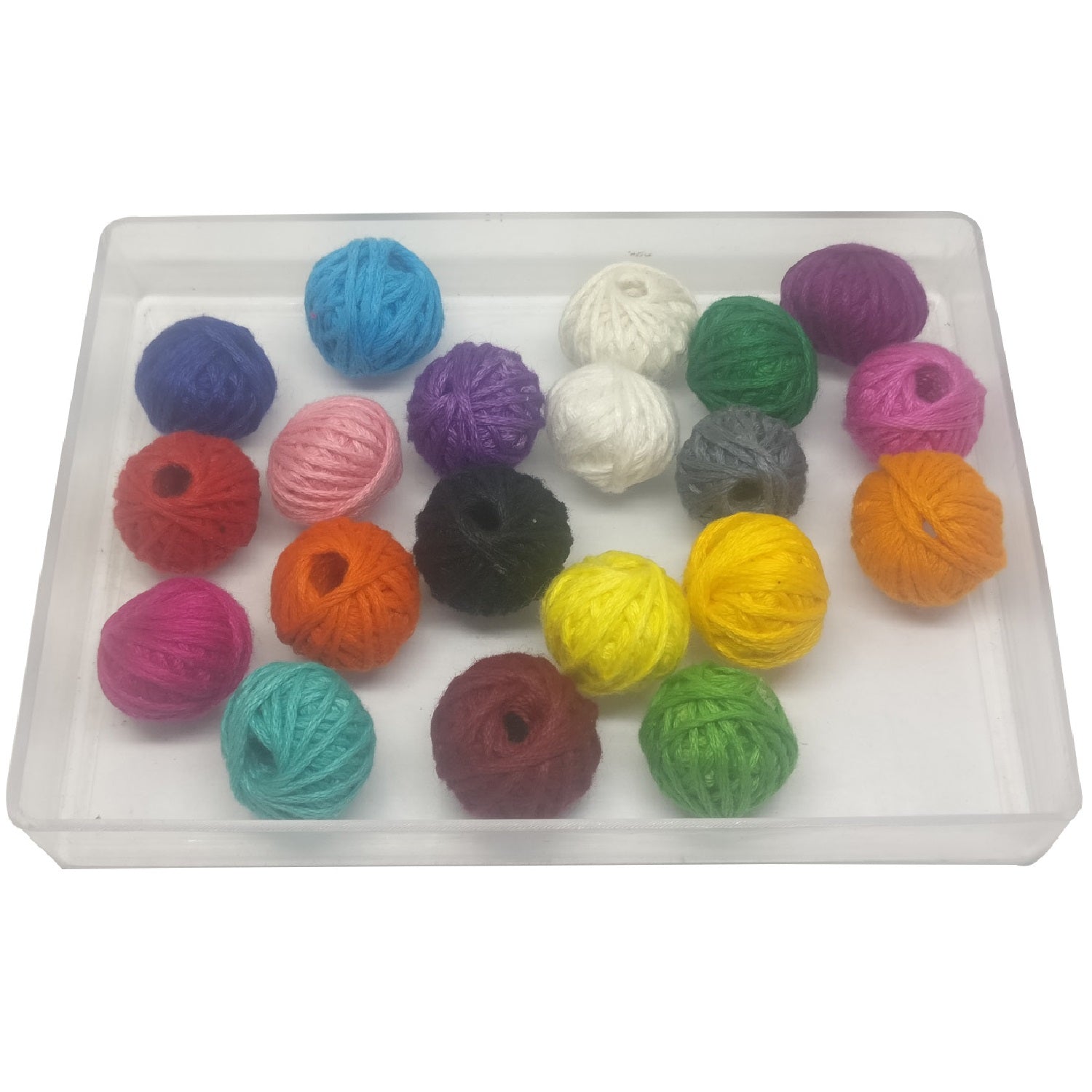 Cotton Thread Beads Balls 16x15 MM For Jewellery Making [ac-bds-00077]