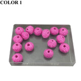 Cotton Thread Beads Balls 16x15 MM For Jewellery Making