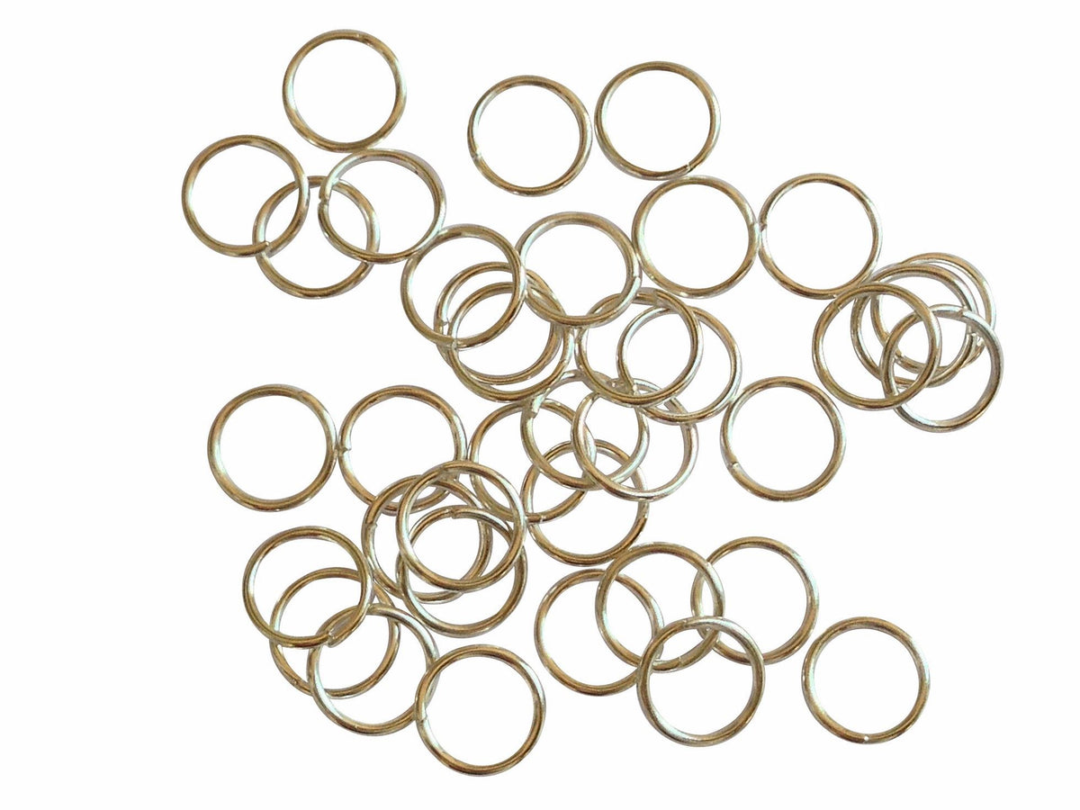 Metal Iron Jump Rings 7x0.7mm Round Silver Color (Pack of 10 grams, 150 pieces) For Jewellery Making Crafts [ac-jwlsupp-00015-m1-sub1]