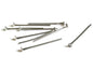 Iron Head Pins 24x0.7mm Silver Color (10 Grams, 85 pieces) For Jewellery Making Crafts [ac-jwlsupp-00026-m1-sub3]