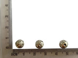 Metal Alloy Bead Spacers 8mm Round Ball Antique Silver Color (10 Pieces) For Jewellery Making [ac-jwlsupp-00031-m3]