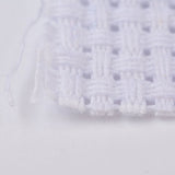 Embroidery Canvas Mesh Aida Cloth 8x8 Inch Thread Count 11 CT (1 Piece) Fabric Sheet For Cross Stitching DIY Sewing [ac-sewsupp-00005-m1]