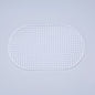 Embroidery Canvas Mesh Plastic Sheets 8x5 Inch (1 Piece) Hole 4x4mm Oval White For Cross Stitching DIY Sewing Knitting Crochet Crafts [ac-sewsupp-00006-m11]