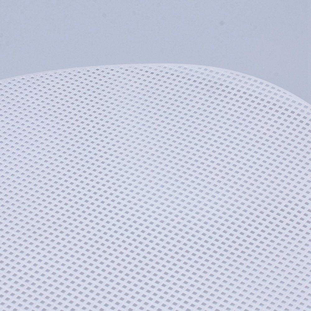 Embroidery Canvas Mesh Plastic Sheets 18x11 Inch (1 Piece) Hole 4x4mm Oval White For Cross Stitching DIY Knitting Crochet Crafts [ac-sewsupp-00006-m4]