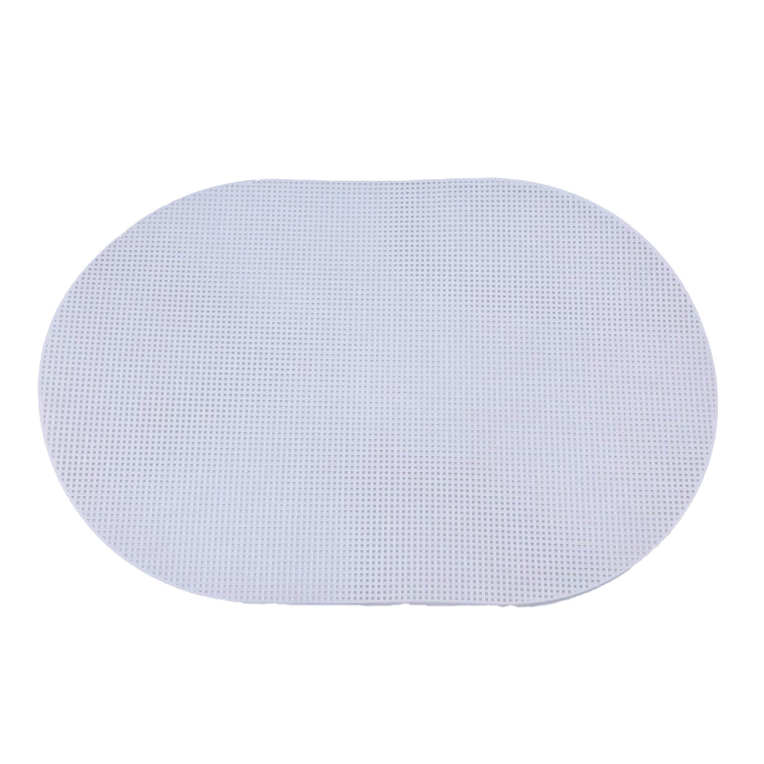 Embroidery Canvas Mesh Plastic Sheets 18x11 Inch (1 Piece) Hole 4x4mm Oval White For Cross Stitching DIY Knitting Crochet Crafts [ac-sewsupp-00006-m4]