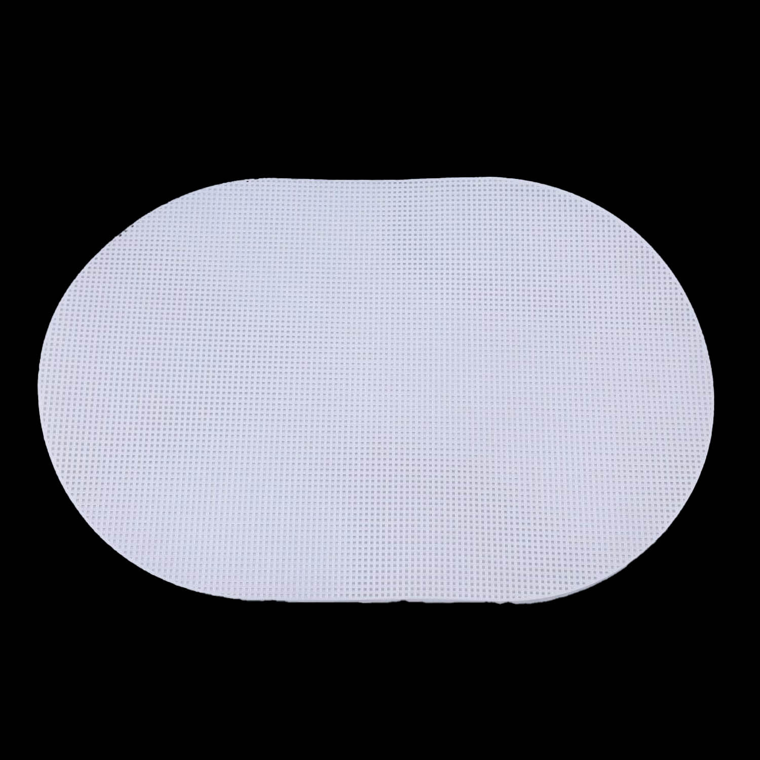 Embroidery Canvas Mesh Plastic Sheets 18x11 Inch (1 Piece) Hole 4x4mm Oval White For Cross Stitching DIY Knitting Crochet Crafts [ac-sewsupp-00006-m4]