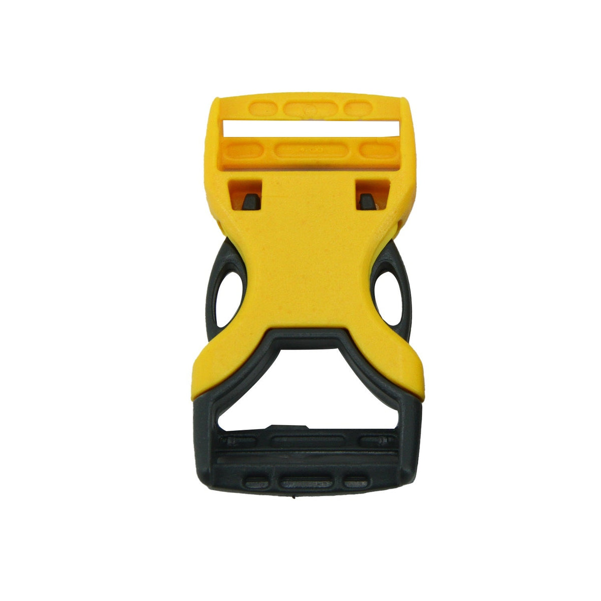 Plastic Buckle For 1 Inch Strap (10 Pieces) Yellow Black Bag Making Replacement Clips Parts [ac-sewsupp-00007-m1]