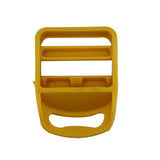 Plastic Tri Glide Slider For 1 Inch Strap (10 Pieces) Yellow Bag Making Replacement Clips Parts [ac-sewsupp-00007-m2]