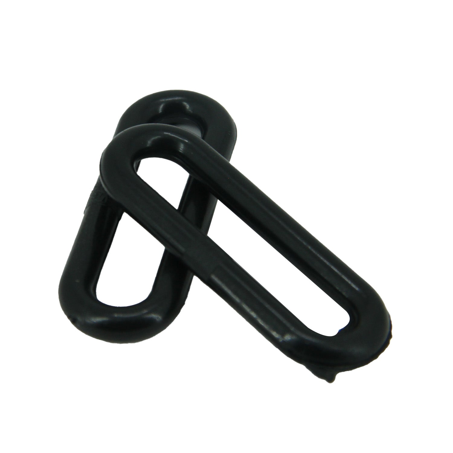 Plastic Tri Glide Slider Lock For 1.25 Inch Strap (10 Sets) Black Bag Making Replacement Clips Parts [ac-sewsupp-00007-m5]