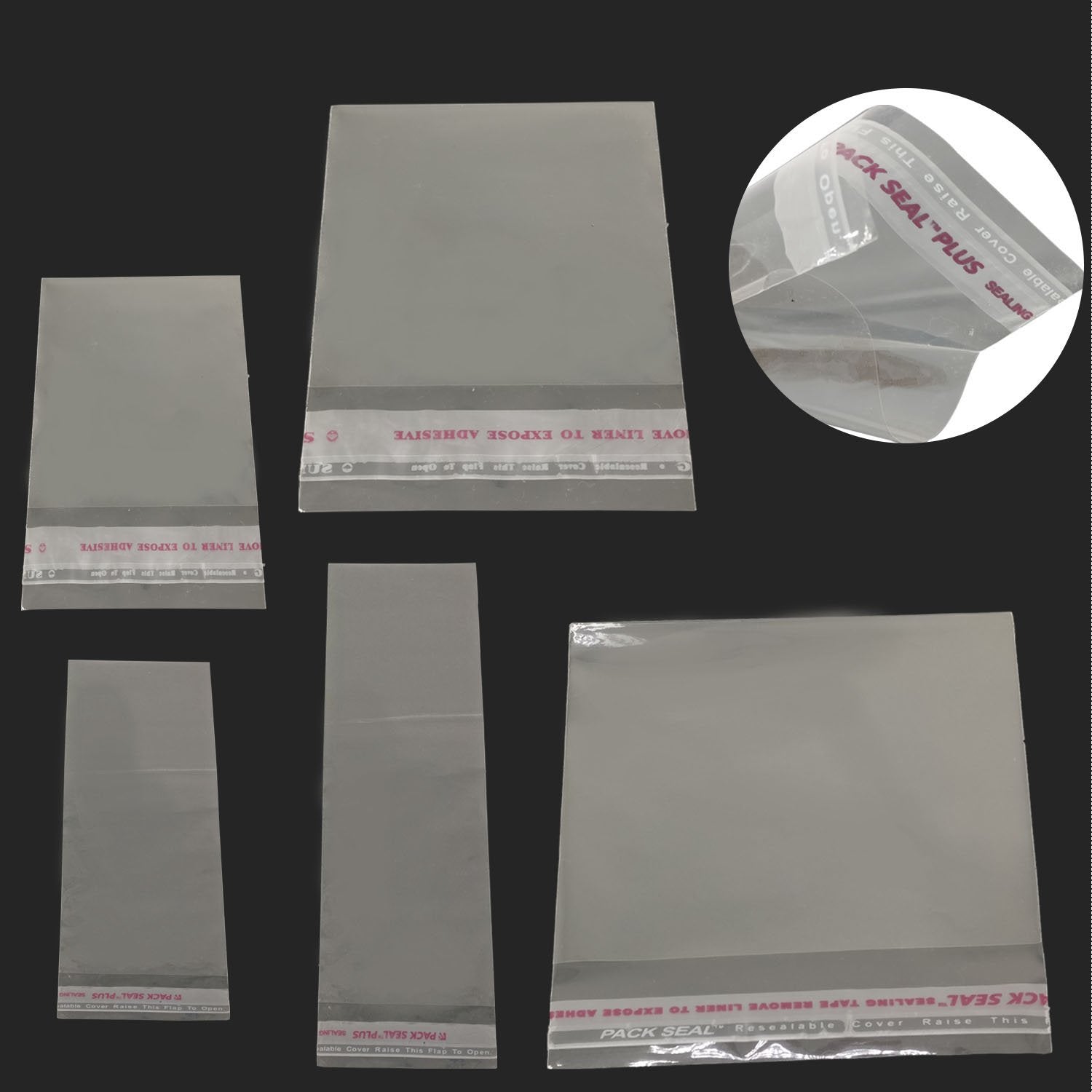 BOPP Self Seal Adhesive Covers For Jewellery Display Packing Stationary Multipurpose Transparent Color [jefs-dispcrdtool-00147]