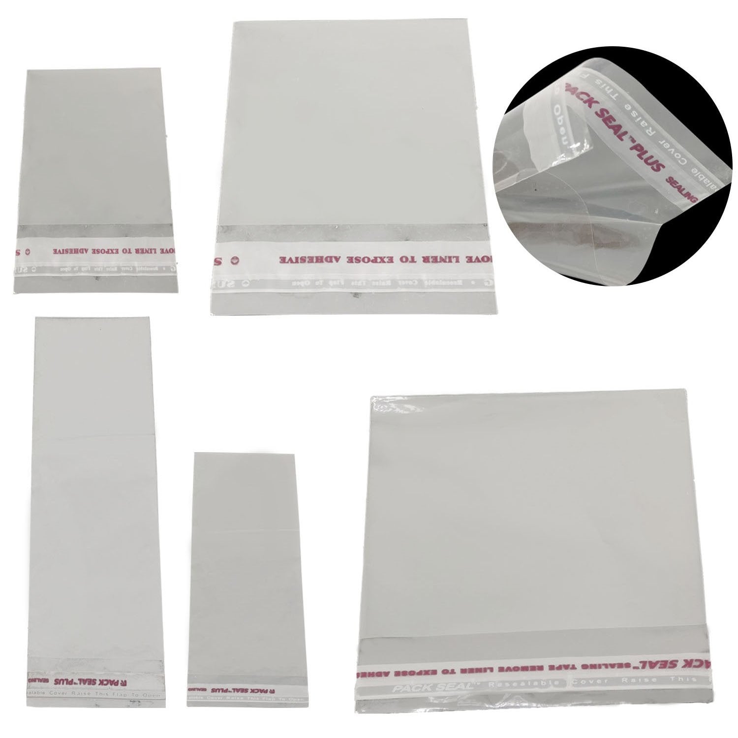 BOPP Self Seal Adhesive Covers For Jewellery Display Packing Stationary Multipurpose Transparent Color [jefs-dispcrdtool-00147]