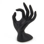 Plaster Of Paris Plastic Finger Ring Bracelet Display Stand Mannequin 17x11cm Hand [jefs-dispcrdtool-00195]