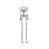 Metal Alloy Human Body Skeleton 11 CM (1 Piece) Antique Silver Color For DIY Toy Doll Making