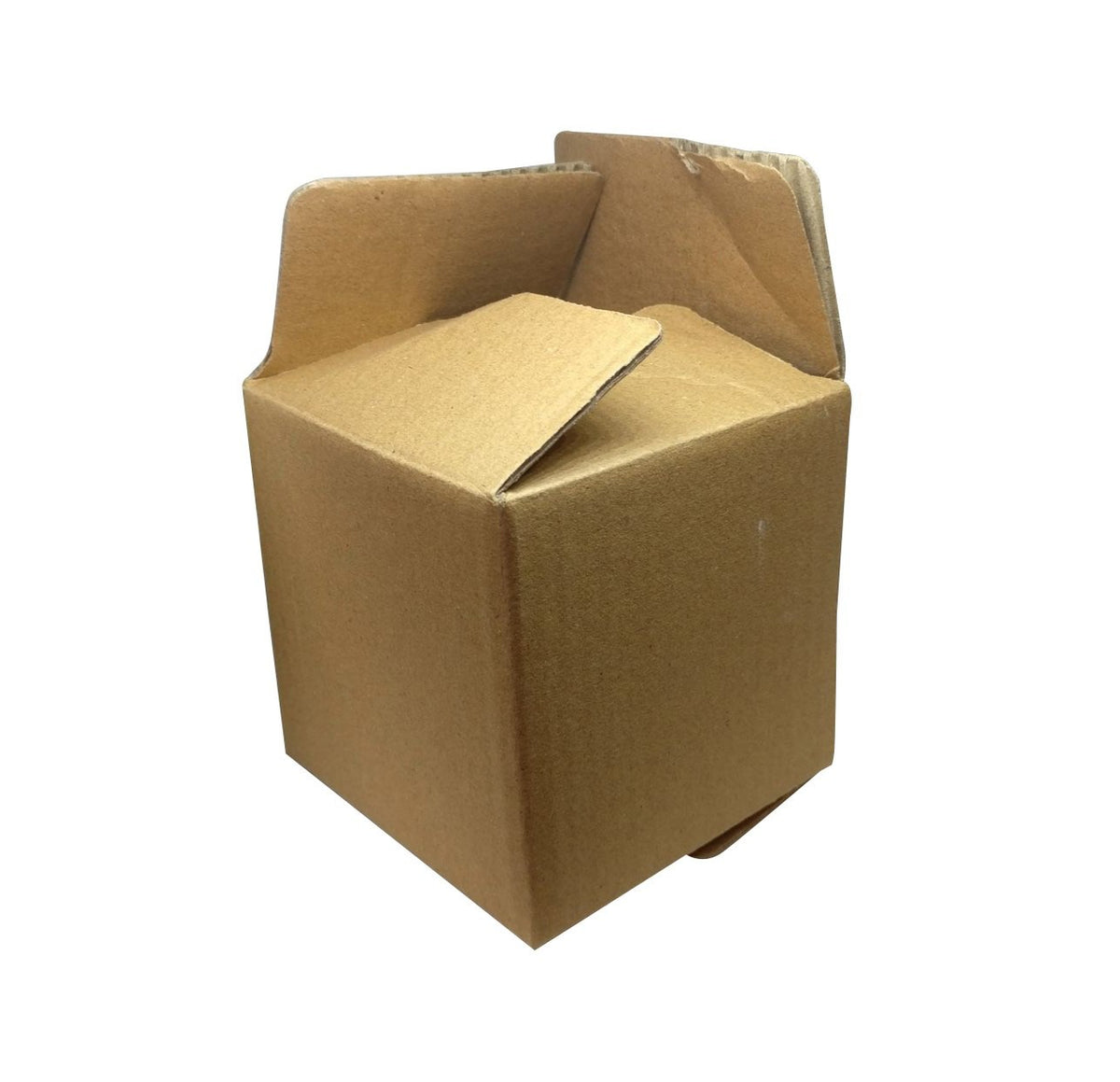 Corrugated Packing Multipurpose Box (Pack of 10 Pieces) Brown Cube 4x4x4 Inch For Shipping  [jefs-pack-boxnsupp-00003-m10]