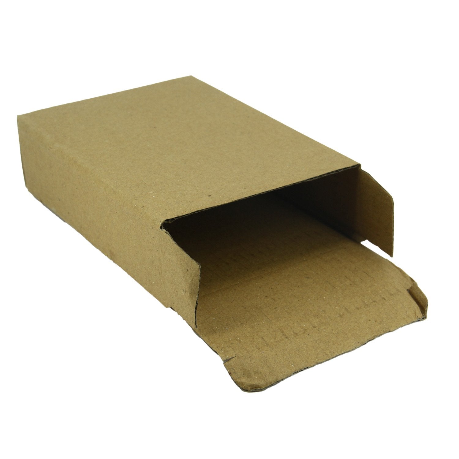 Corrugated Packing Tuck In Multipurpose Box (Pack of 10 Pieces) Brown Rectangle 4.5x2.5x7.5 Inch For Packaging & Shipping Jewellery Crafts [jefs-pack-boxnsupp-00003-m22]