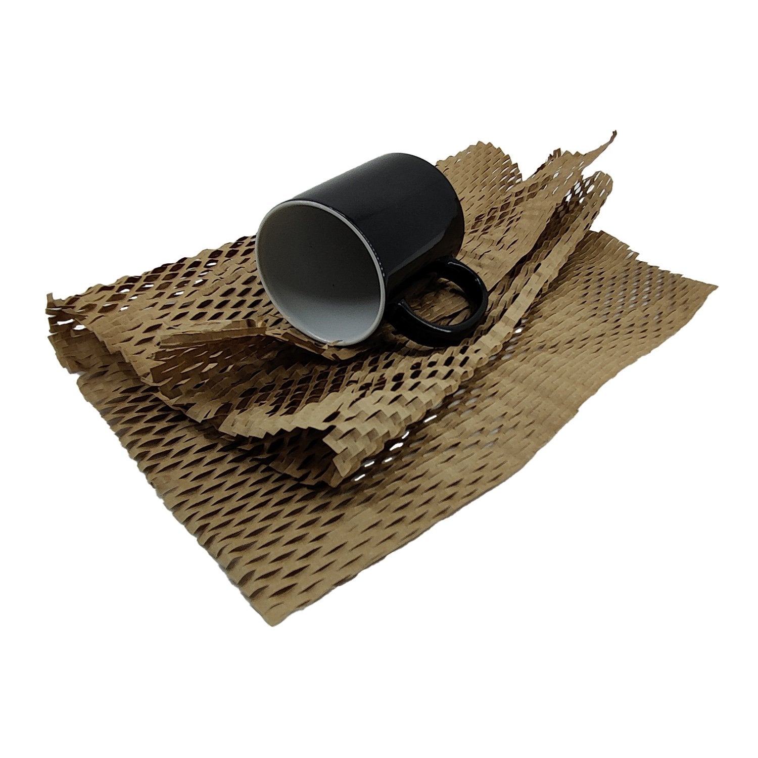 Kraft Paper Honeycomp Bubble Wrap Roll For Packaging Void Filling Eco Friendly Compostable Bio Degradable [jefs-pack-boxnsupp-00004]