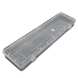 Plastic Box (1 Piece) 32x8x3.75 CM Rectangle For Multipurpose Packing & Storage Transparent Color [jefs-pack-boxnsupp-00006-m18]