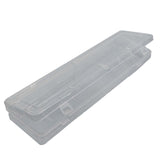 Plastic Box (1 Piece) 32x8x3.75 CM Rectangle For Multipurpose Packing & Storage Transparent Color [jefs-pack-boxnsupp-00006-m18]