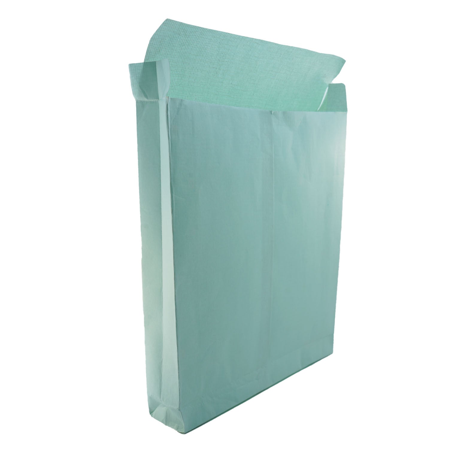 Gusseted Green Cloth Line Envelopes Mailers Paper Covers Box Type [jefs-pack-boxnsupp-00164]