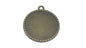 Jewellery Metal Alloy Pendant Base 32x28x2xmm (Holds 25mm Round Embellishments) Round Antique Bronze Color (Pack of 2 pieces) [jefs-pndt-gnrl-00129-m35]