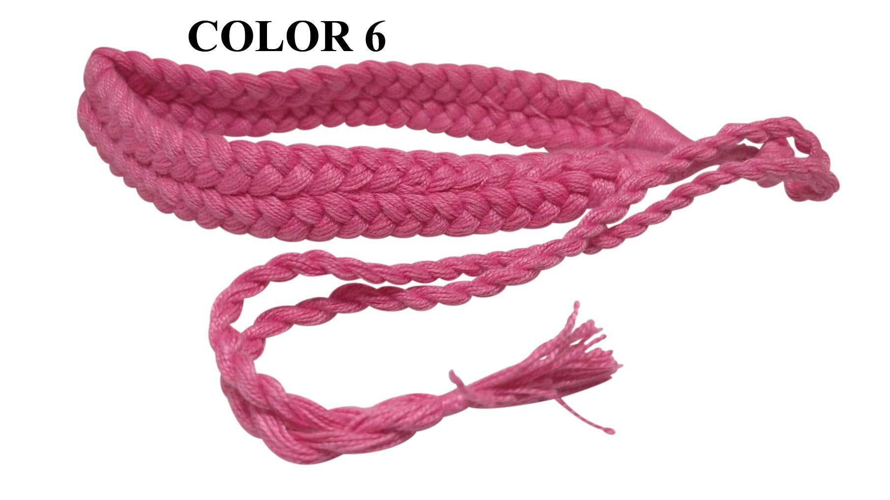 Cotton Dori Adjustable Back Rope Double Braided 2x0.5cm 15inch Cord [jefs-stringlace-00380]