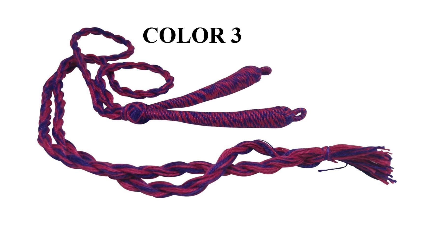 Cotton Dori Adjustable Back Rope Braided 0.5cm 16inch Cord Color By Selection (Sold as 1 piece) [jefs-stringlace-00384]