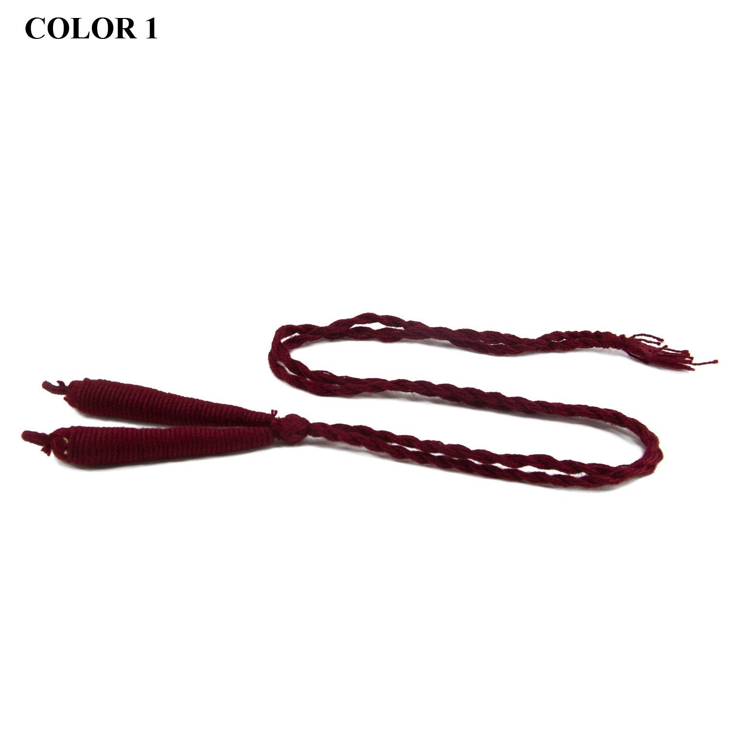 Cotton Dori Back Rope Braided 1cm 18inch Cord [jefs-stringlace-00386]