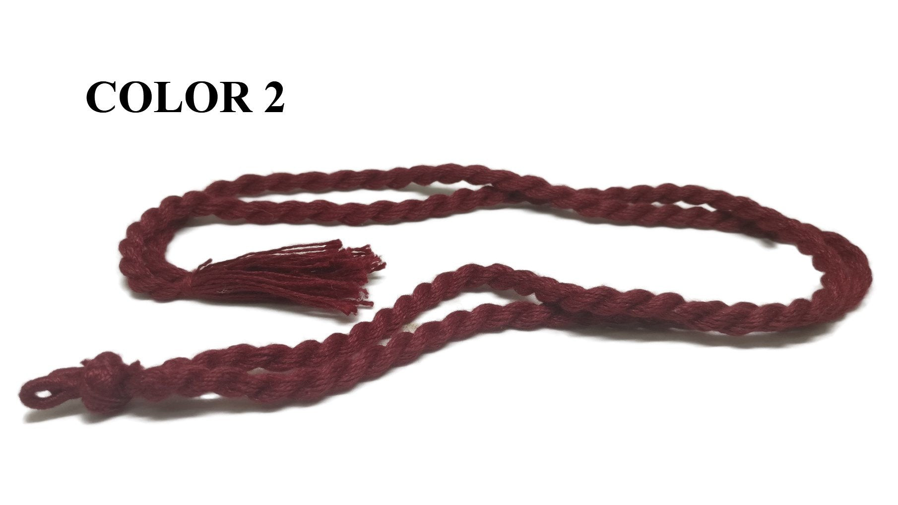 Cotton Dori Adjustable Rope 4mm 32inch Cord [jefs-stringlace-00421]